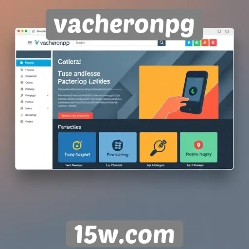 Mudanças na interface do usuário do site Vacheronpg